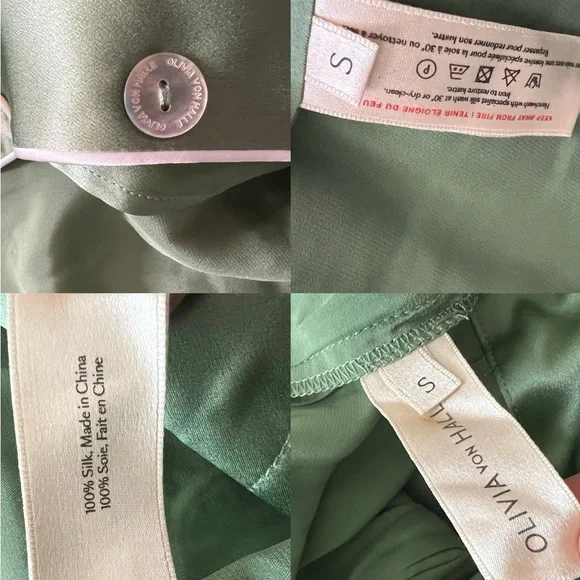 Olivia von Halle 100% silk pajamas set - Picture 14 of 15